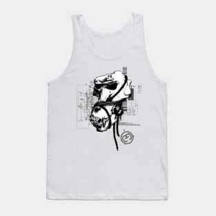 Baboon Skull -Echo Gear Tank Top